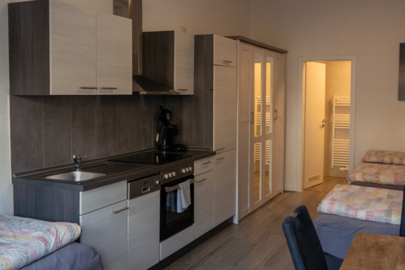 Team Apartment mit voll ausgestatteter Küchenzeile